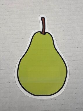 Pear Vinyl Cut Sticker